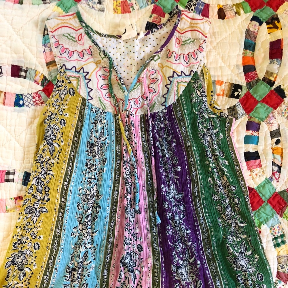 Colorful Anthropologie Blouse